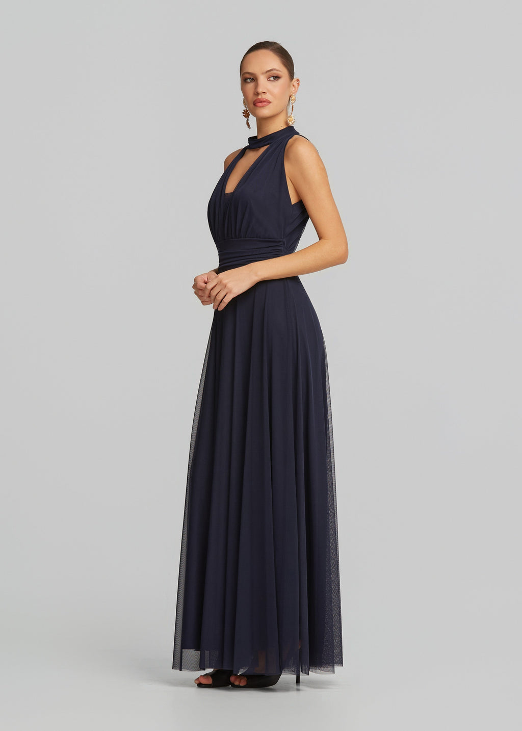 Μάξι φόρεμα από τούλι
